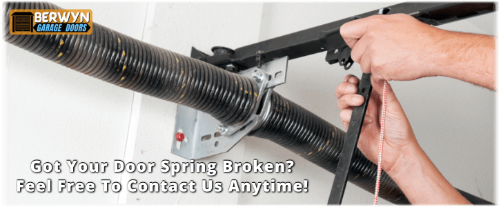 Broken Garage Door Spring Berwyn PA